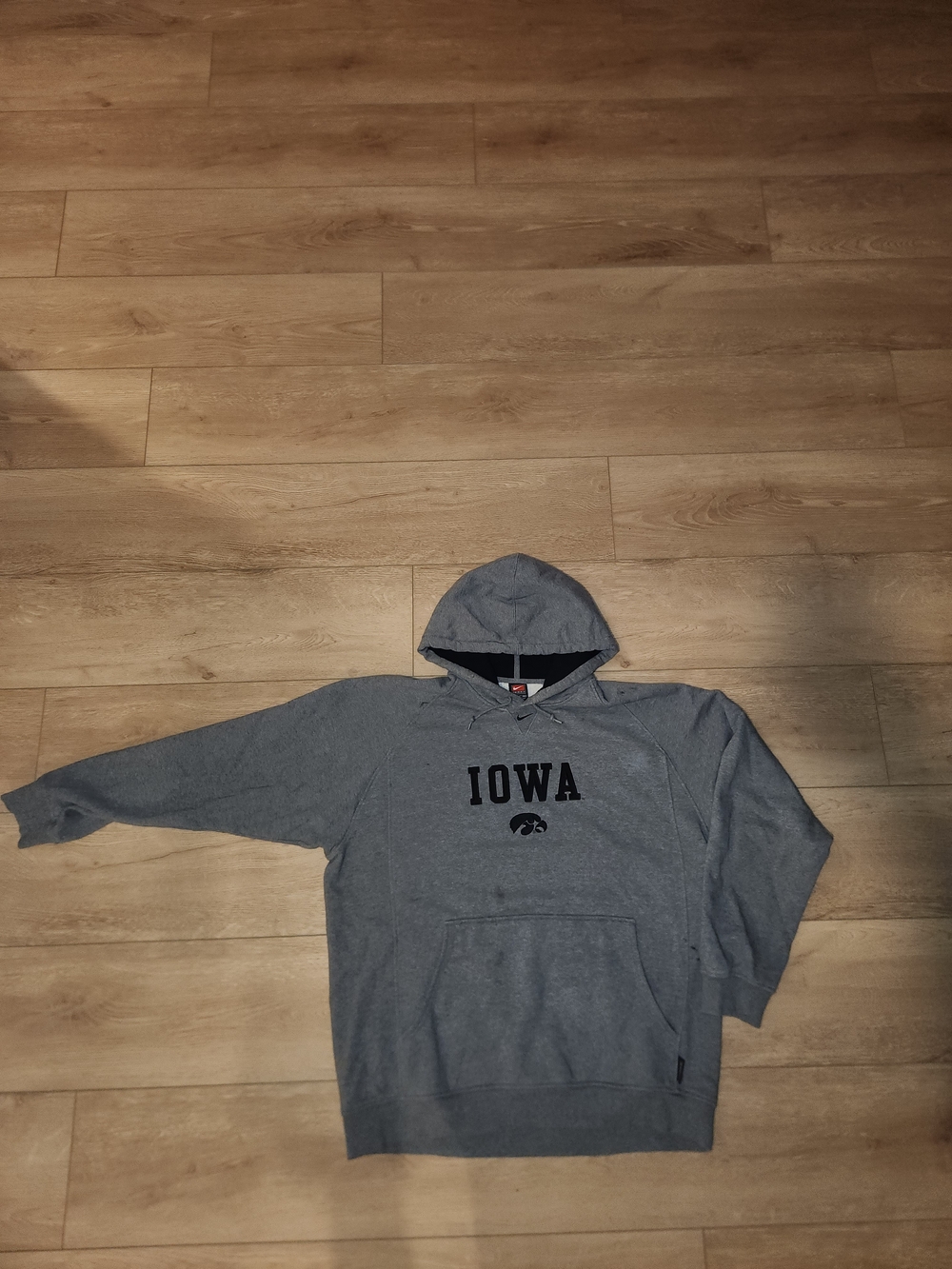 Vintage Y2K Nike Iowa Hawkeyes NCAA Embroidered Logo Spellout Men's Size X Large
